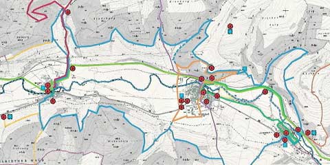 Wegesystem . Kulturlandschaftspark Oberes Werratal